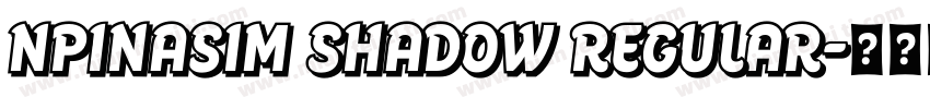NPINasim Shadow Regular字体转换
